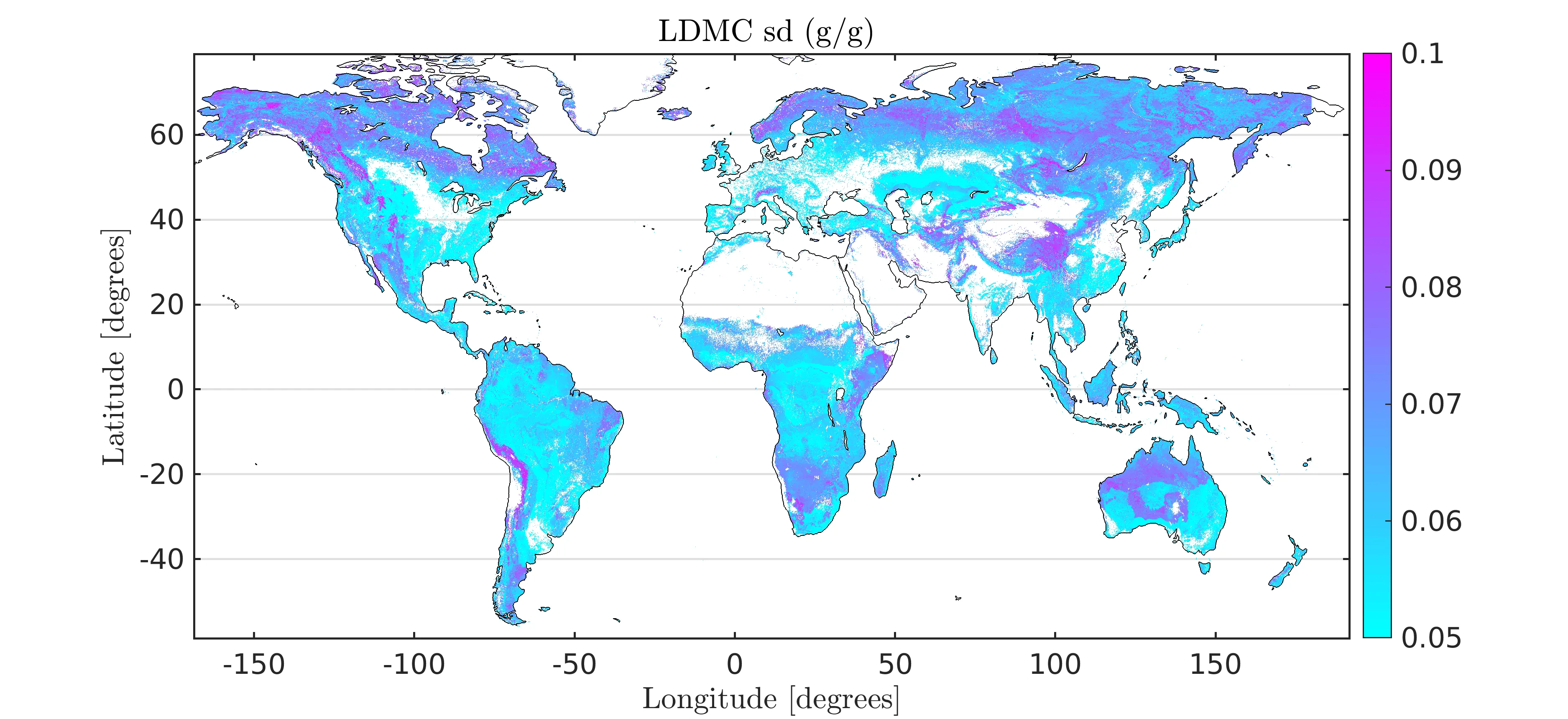 [LDMC Uncertainty Map](#leaf-dry-matter-content-ldmc)