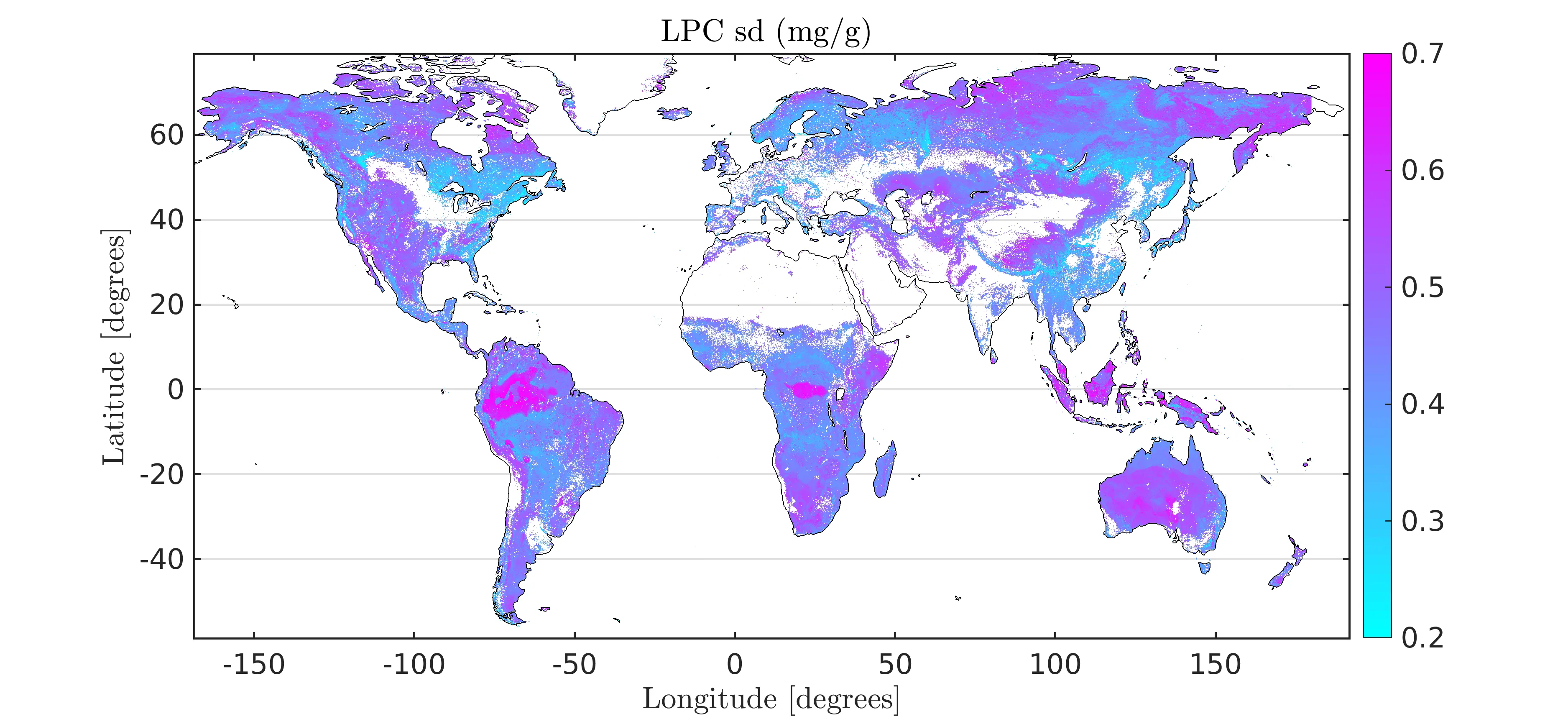 [LPC Uncertainty Map](#leaf-nitrogen-concentration-lnc--leaf-phosphorus-concentration-lpc)