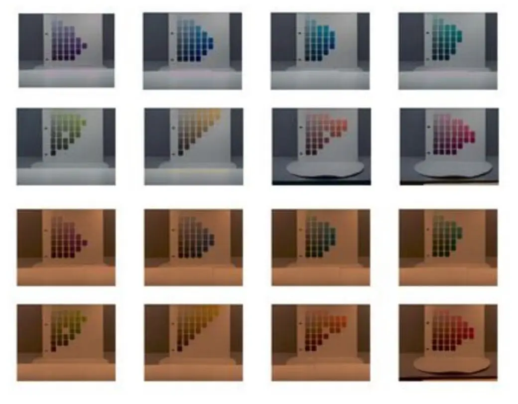 Calibrated color images under controlled illumination